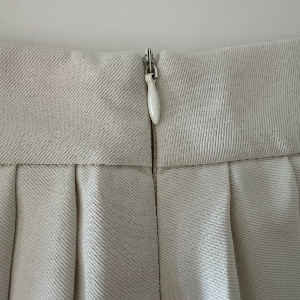 Commense Suit Waistcoat With Pleated Mini Skirt Set White NWT, Size M - Picture 8 of 16